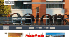 Desktop Screenshot of hotelcolors.com