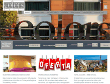 Tablet Screenshot of hotelcolors.com